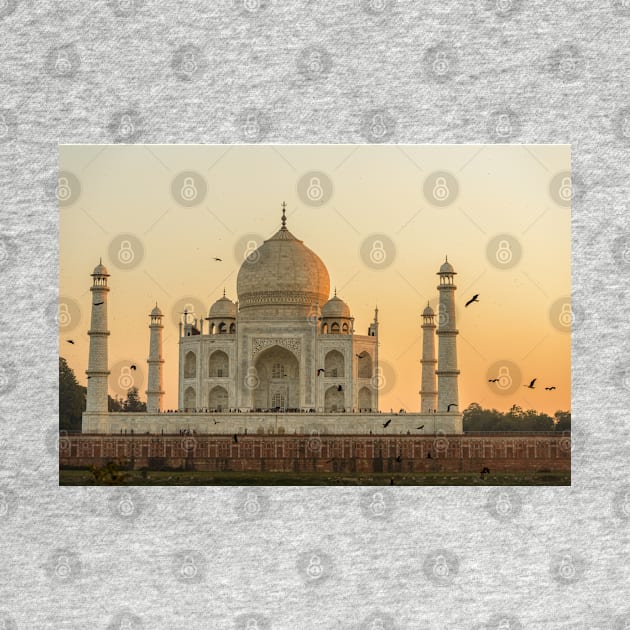 Taj Mahal at Sunset 01 by fotoWerner